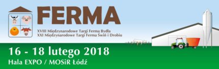 Baner targów Ferma 2018 Łódź