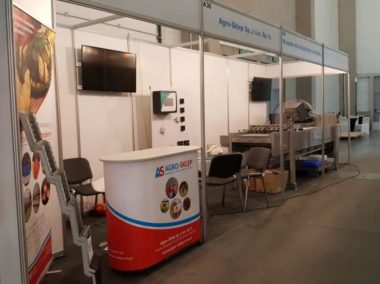 Stoisko przed targami ferma 2018 w Łodzi