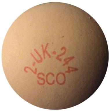 Znak stempla zagięty